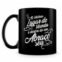 Caneca de Cerâmica Preta